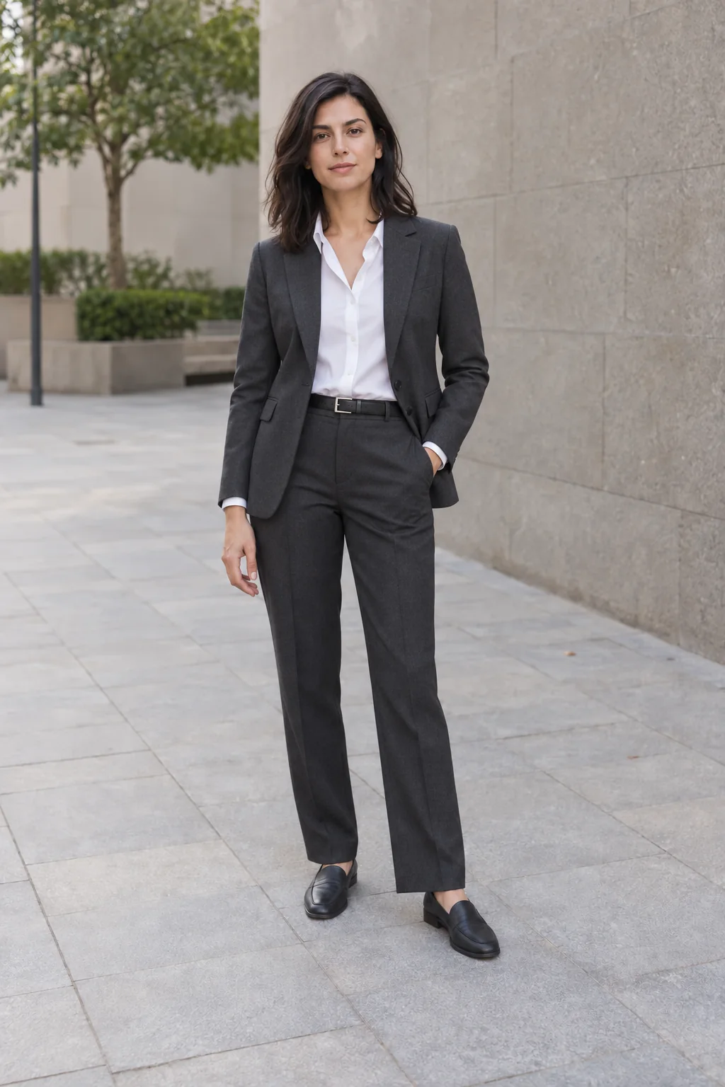 Charcoal tailored look result using the same source photograph