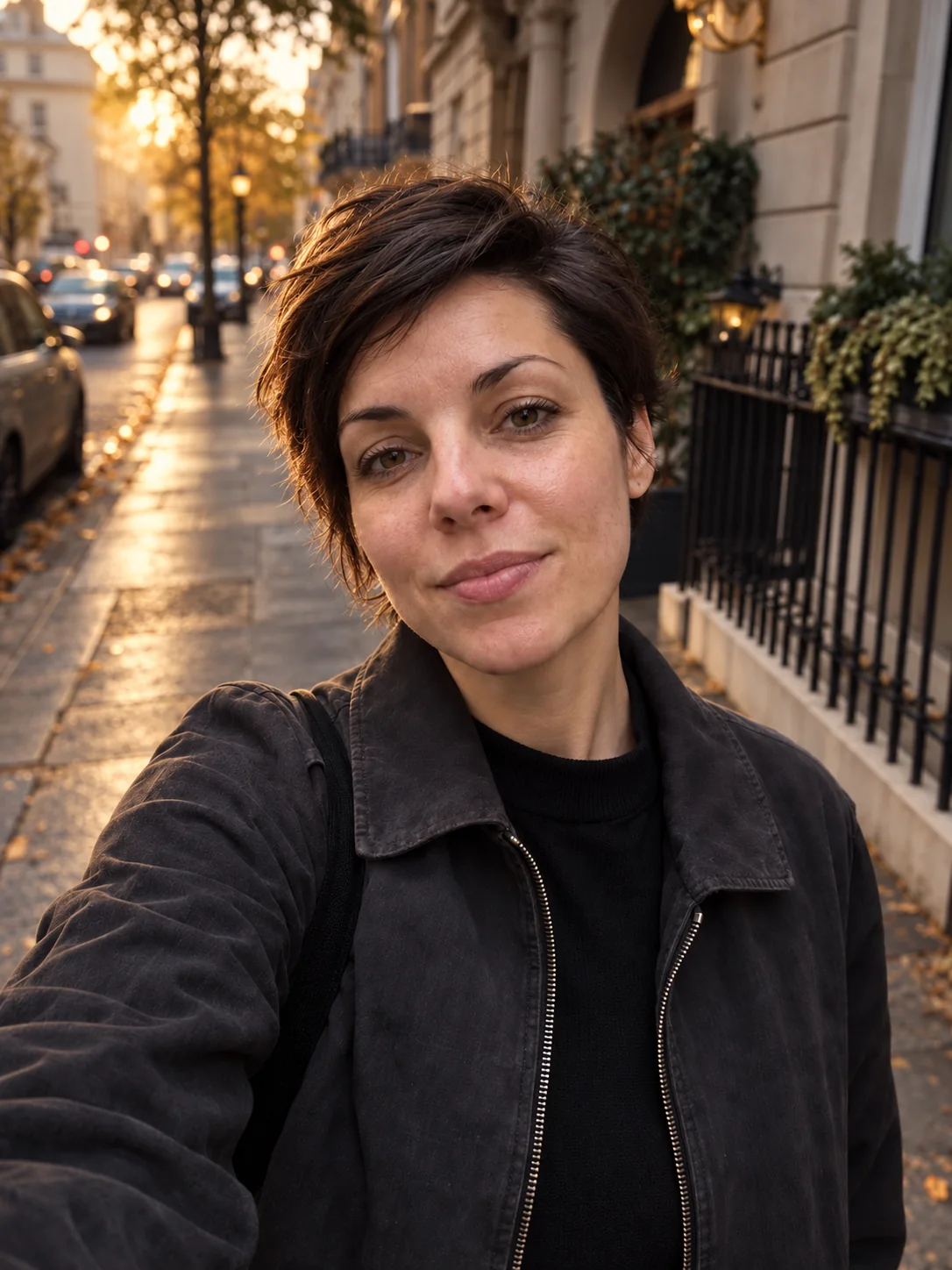 Cinematic selfie result using the same source photograph