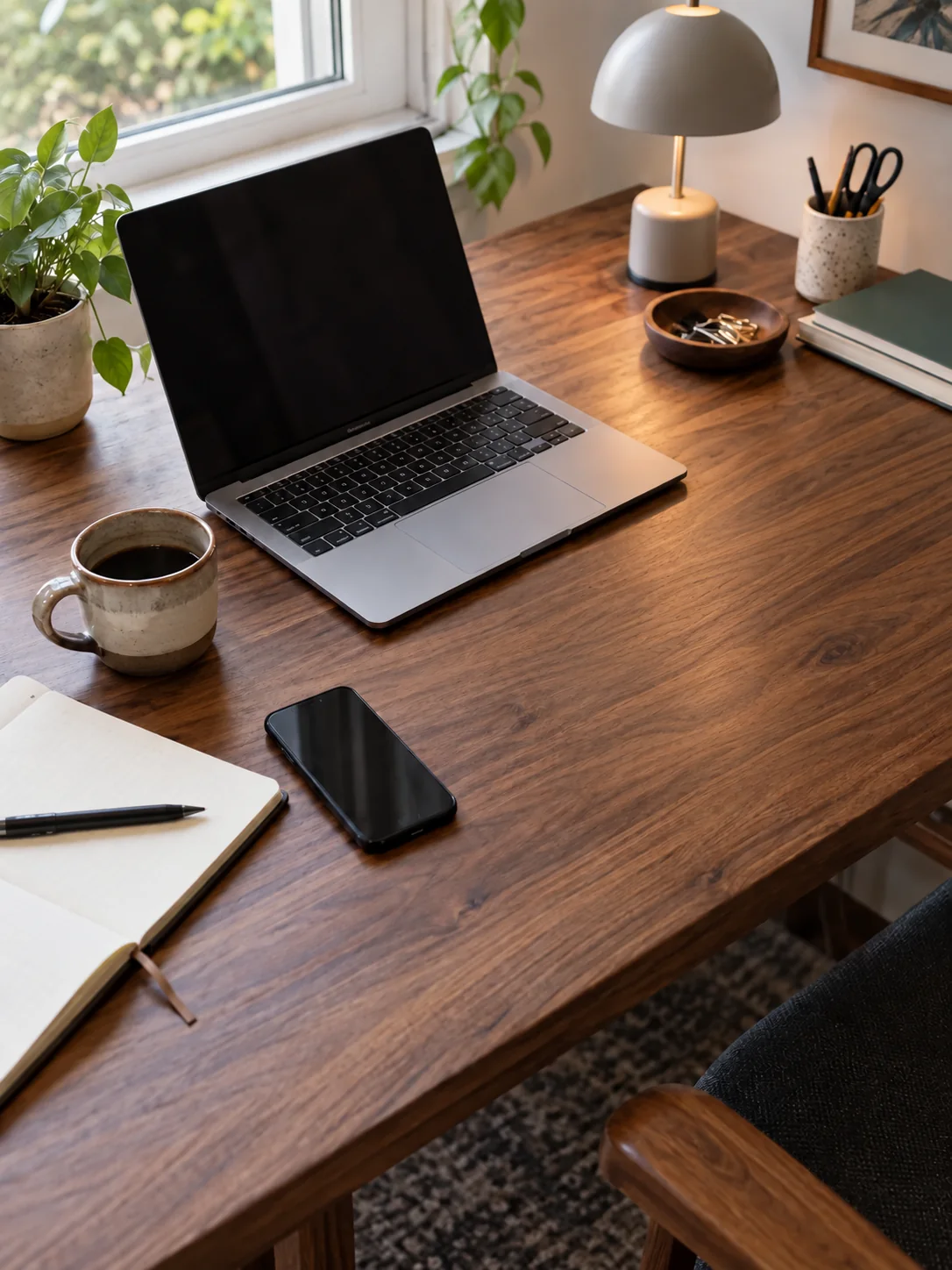 Clear desk clutter result using the same source photograph